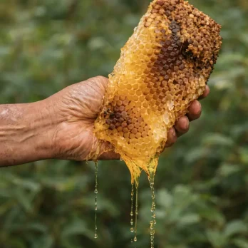 গ্রামের প্রাকৃতিক চাকের মধু (Village Natural Comb Honey)